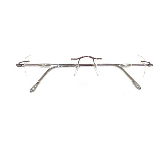 Silhouette 7663 40 6087 Titanium Brown Rimless Eyeglasses Frames 52-19 140 - Picture 12 of 13